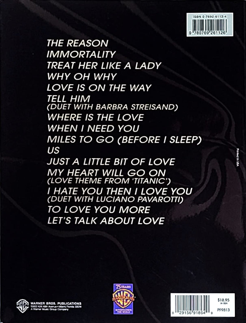 Celine Dion  Let's Talk About Love: Piano/Vocal/Chords,Used