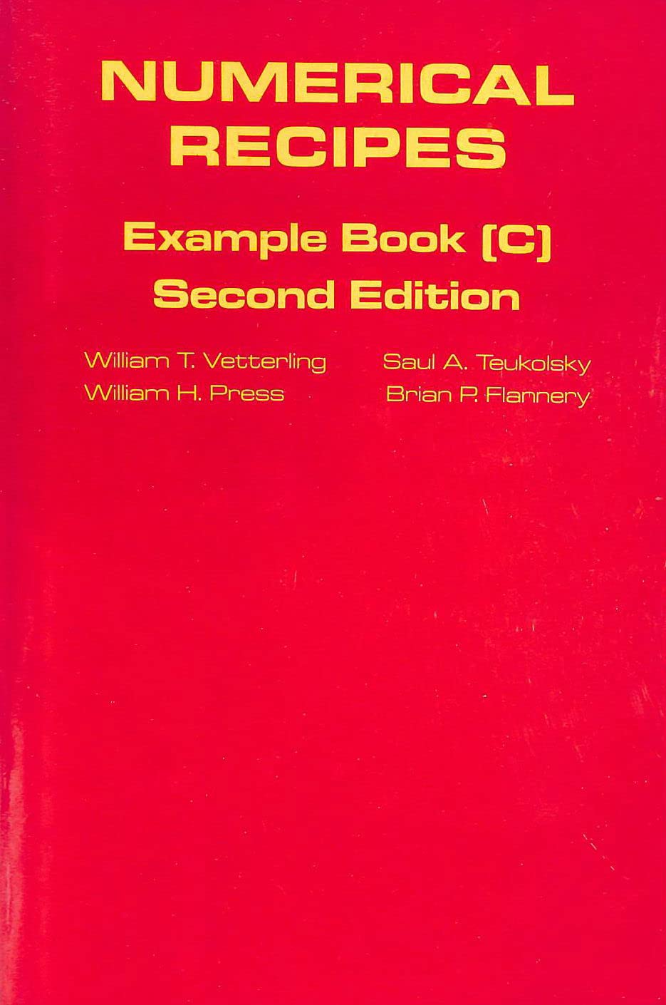 Numerical Recipes Example Book C (The Art Of Scientific Computing),New