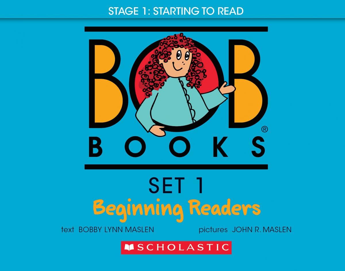 Bob Books  Set 1: Beginning Readers Hardcover Bindup  Phonics, Ages 4 And Up, Kindergarten (Stage 1: Starting To Read)