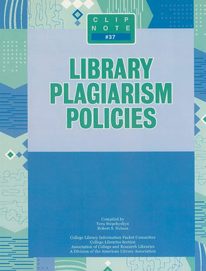 Library Plagiarism Policies (Clip Notes),Used