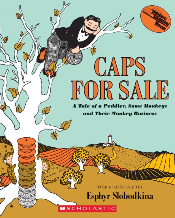 Caps For Sale: A Tale Of A Peddler, Some Monkeys And Their Monkey Business (Reading Rainbow Book),Used