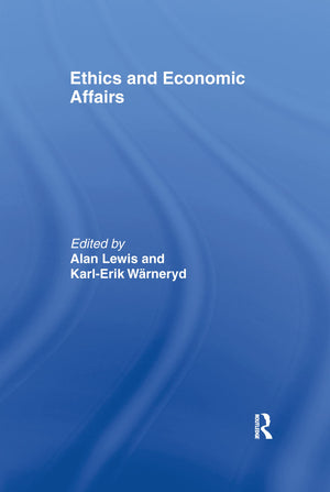 Ethics and Economic Affairs,Used