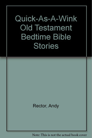 QuickAsAWink Old Testament Bedtime Bible Stories,Used