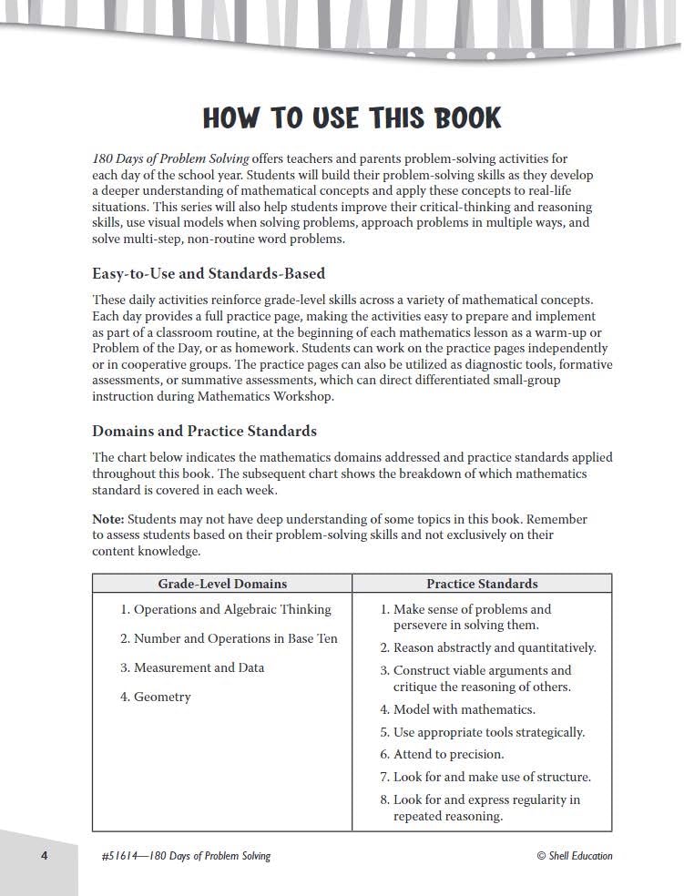 180 Days of Problem Solving for Second Grade  Build Math Fluency with this 2nd Grade Math Workbook (180 Days of Practice),Used
