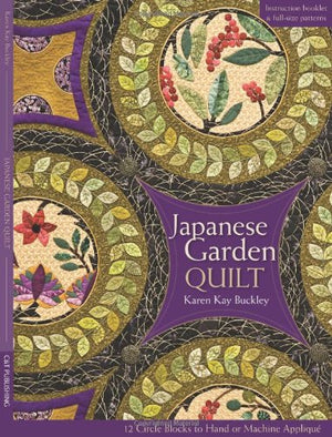 Japanese Garden Quilt: 12 Circle Blocks to Hand or Machine Applique,Used