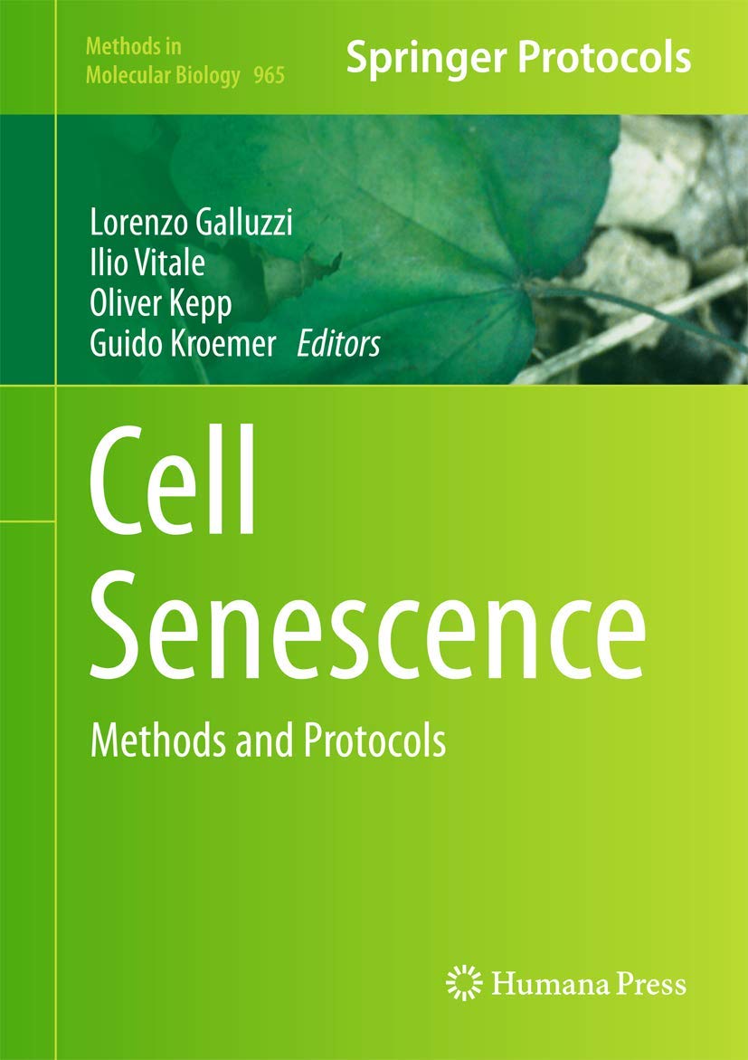 Cell Senescence: Methods And Protocols (Methods In Molecular Biology, 965),Used