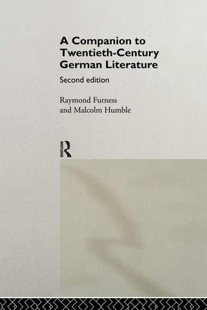 A Companion to TwentiethCentury German Literature,Used