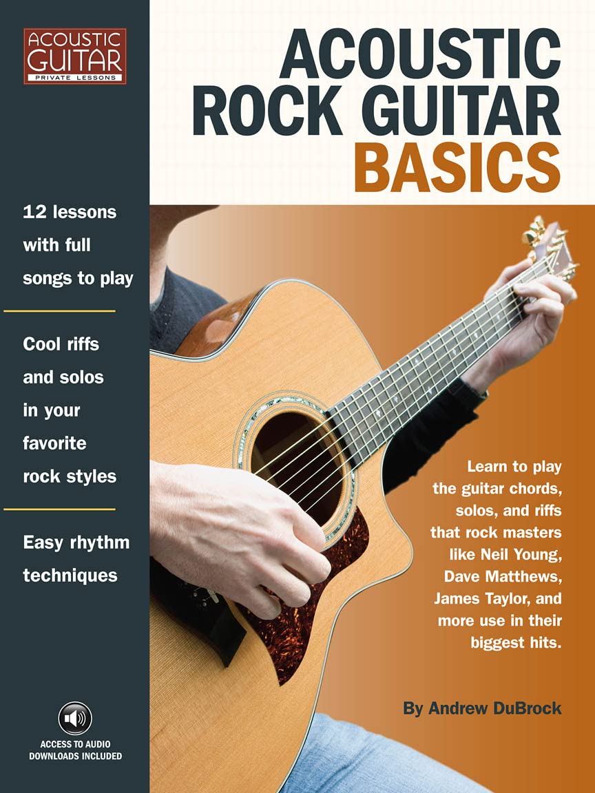 Acoustic Rock Guitar Basics: Access to Audio Downloads Included (Acoustic Guitar Private Lessons),Used