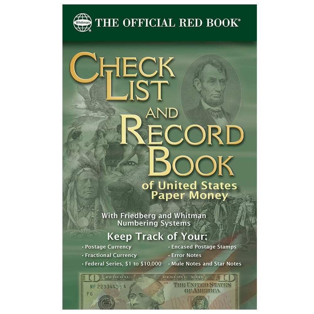 Check List And Record Book Of United States Paper Money