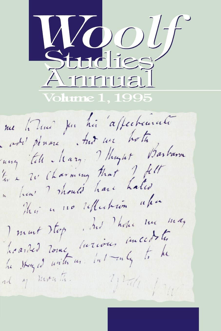 Woolf Studies Annual: 1995,Used