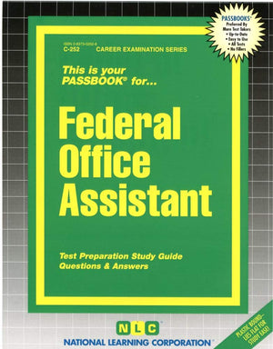 Federal Office Assistant(Passbooks) (Career Examination Series),New