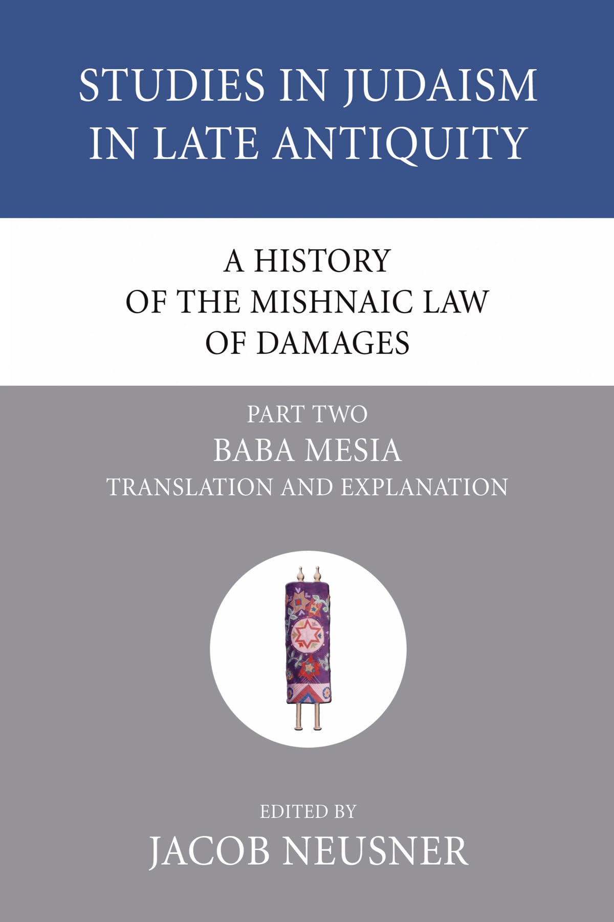 A History Of The Mishnaic Law Of Damages, Part 2: Baba Mesia (Studies In Judaism In Late Antiquity),Used