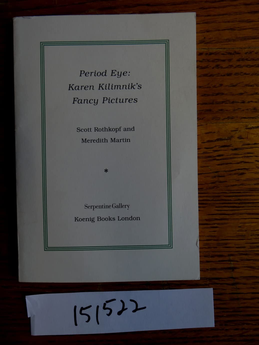 Period Eye: Karen Kilimnik's Fancy Pictures,Used