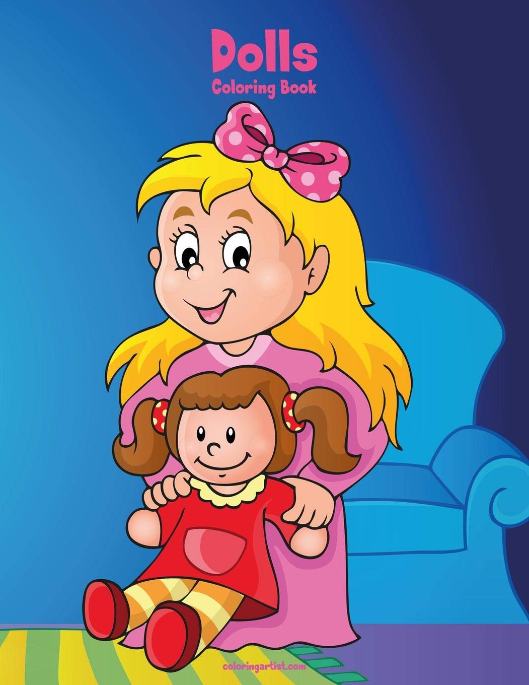 Dolls Coloring Book,Used