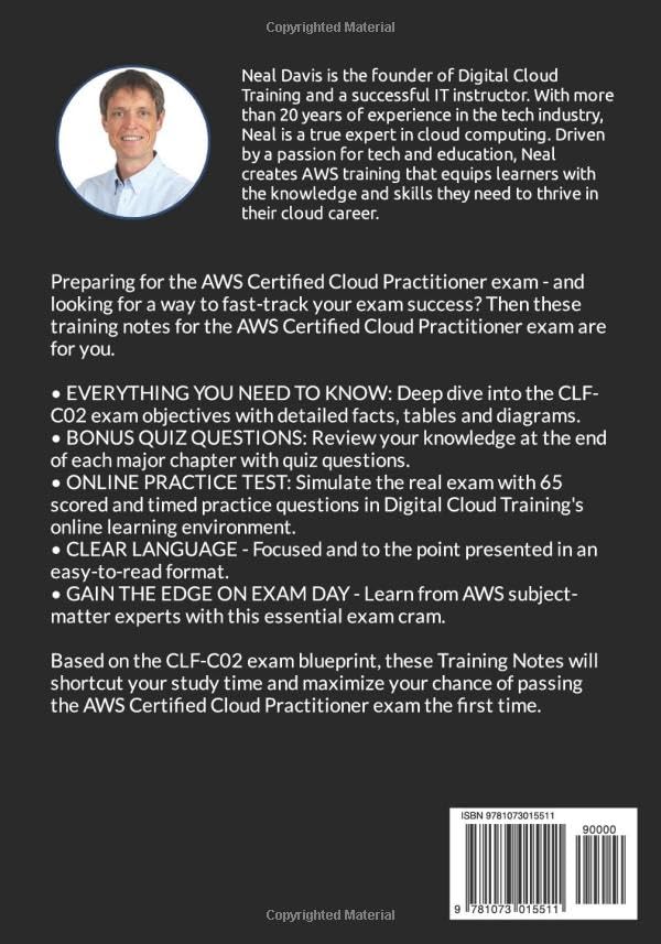 AWS Certified Cloud Practitioner Training Notes 2019: Fasttrack your exam success with the ultimate cheat sheet for the CLFC01,Used