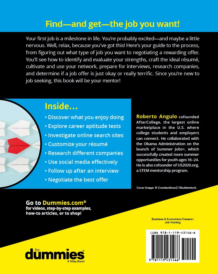 Getting Your First Job for Dummies,Used