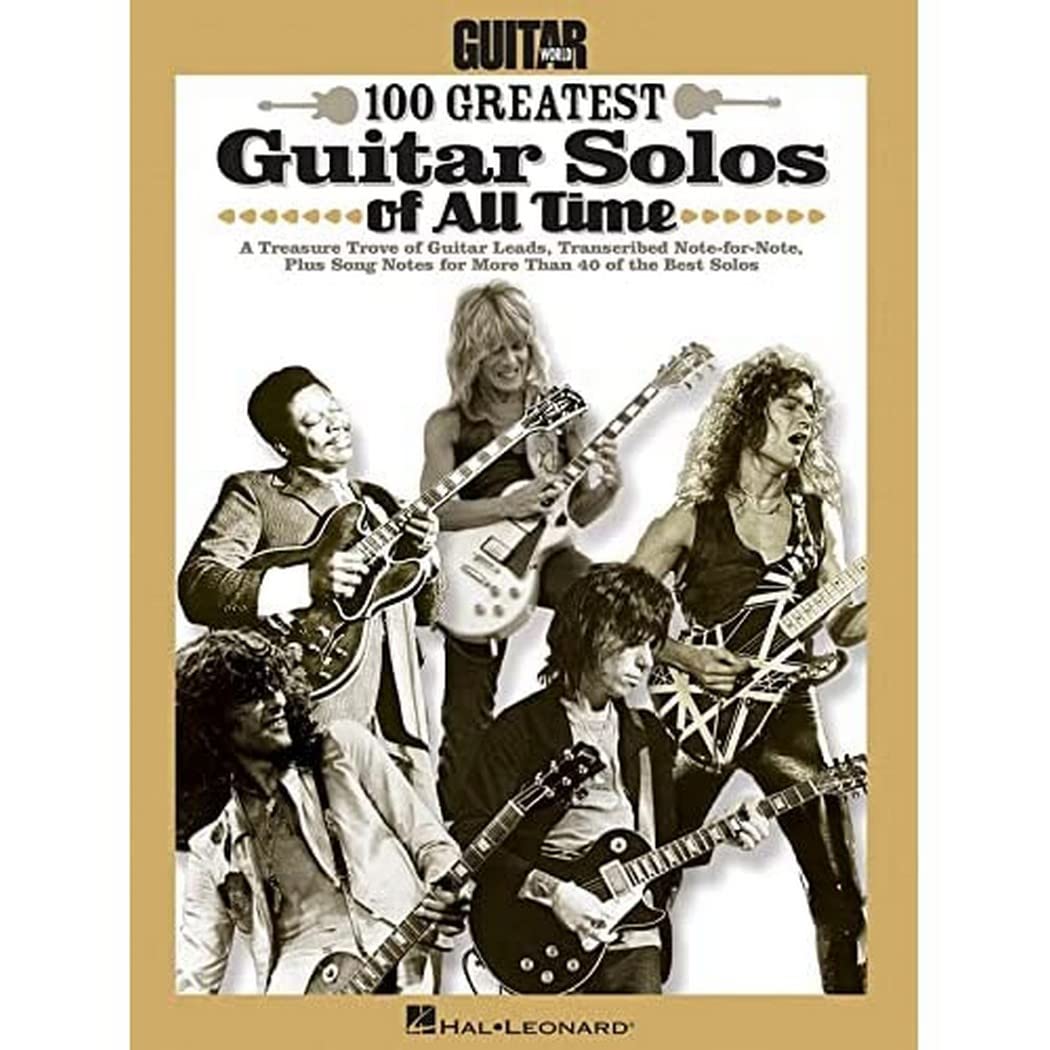 Guitar World's 100 Greatest Guitar Solos of All Time  NoteforNote Transcriptions with Tablature  Play Stairway to Heaven, Erup,Used