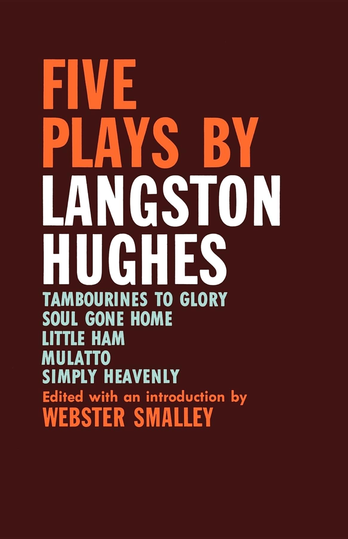 Five Plays by Langston Hughes (Midland Books),New