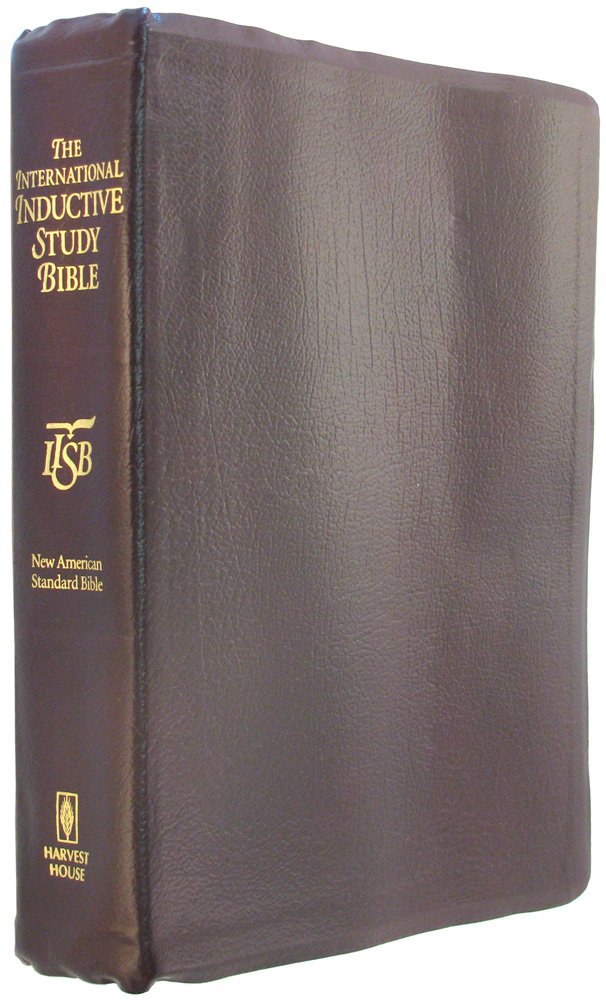 International Inductive Study Bible: New American Standard Bible/Burgundy Leather Cover/Gilt Edged,Used