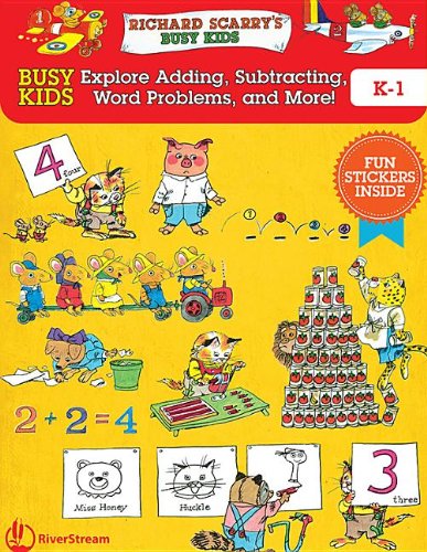 Busy Kids Explore Addition, Subtraction, And Word Problems! (Richard Scarry'S Busy Kids),Used