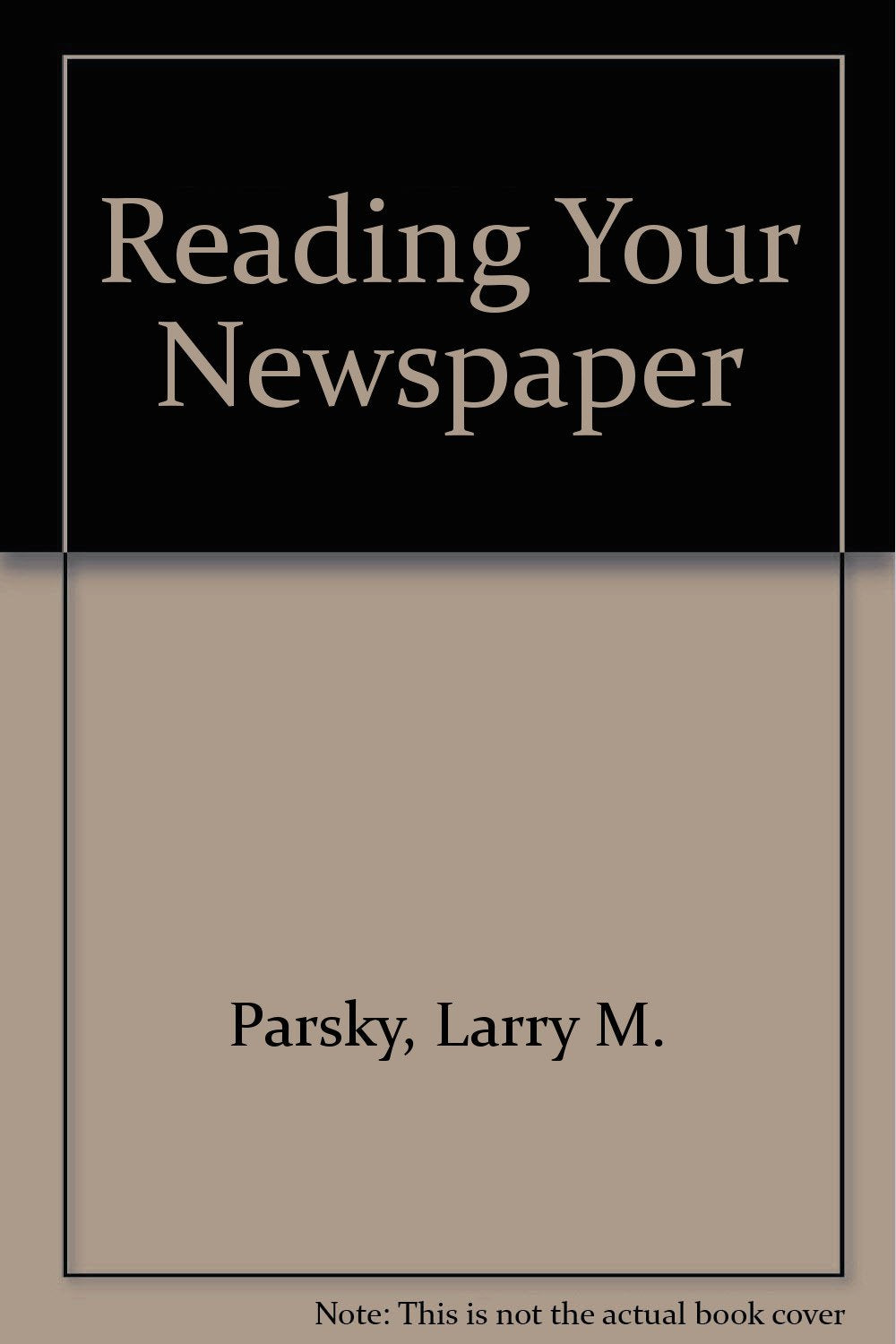 Reading Your Newspaper,Used
