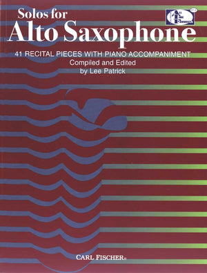 ATF145  Solos for Alto Saxophone  41 Recital Pieces with Piano Accompaniment,Used