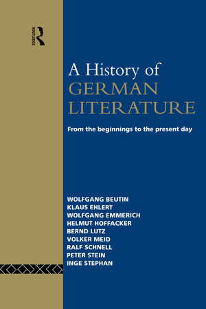 A History of German Literature: From the Beginnings to the Present Day,Used