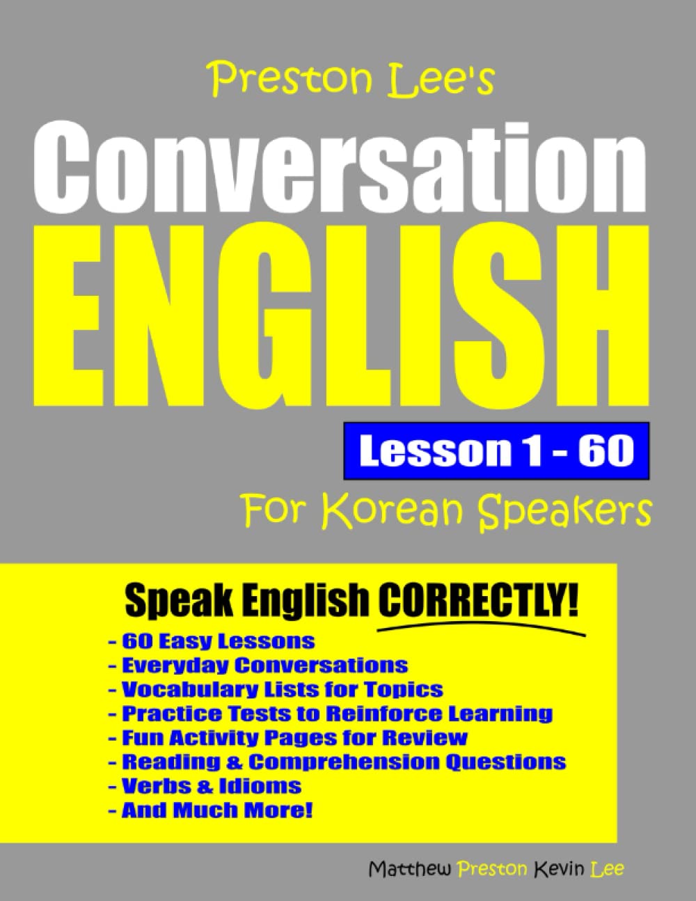 Preston Lee's Conversation English For Korean Speakers Lesson 1  60 (Preston Lee's English For Korean Speakers),Used