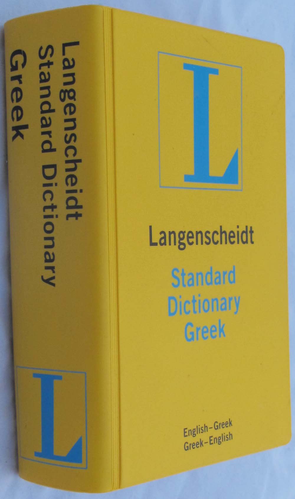 Langenscheidt's Standard Dictionary Greek (Langenscheidt Standard Dictionaries),Used