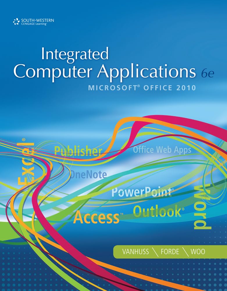 Integrated Computer Applications,New