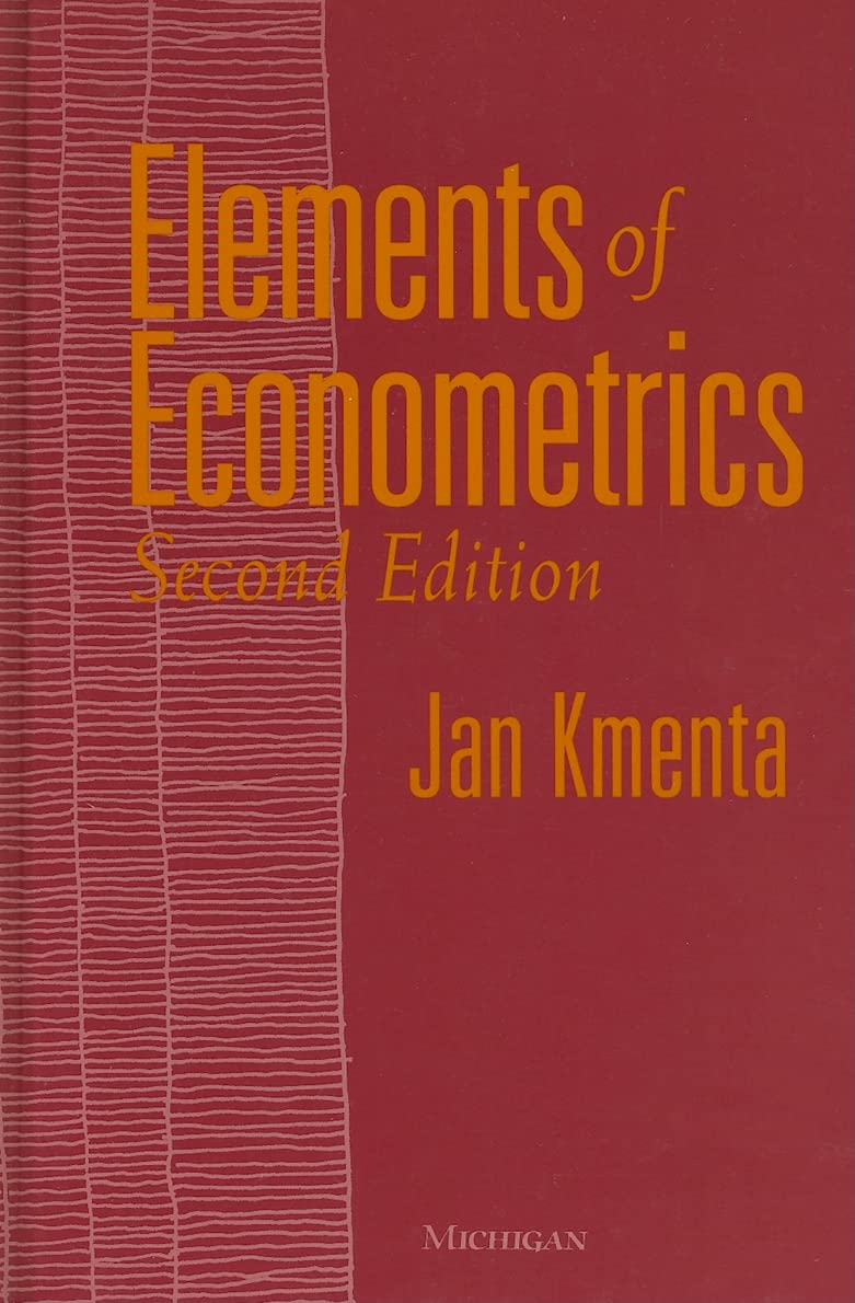 Elements of Econometrics: Second Edition,New