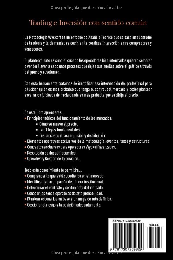 La metodologa Wyckoff en profundidad (Curso de Trading e Inversin: Anlisis Tcnico avanzado) (Spanish Edition),Used