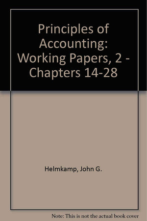 Principles of Accounting, Working Papers 2,Used