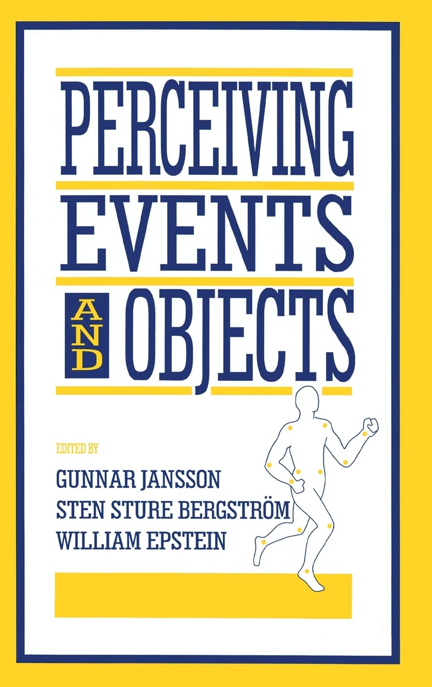 Perceiving Events And Objects (Resources For Ecological Psychology Series),New