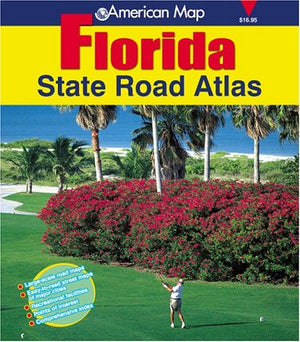 American Map State Road Atlas Florida,Used