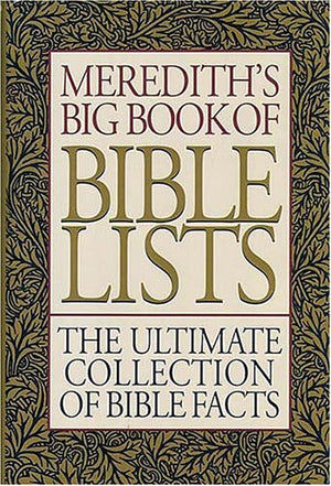 Meredith's Big Book of Bible Lists,Used