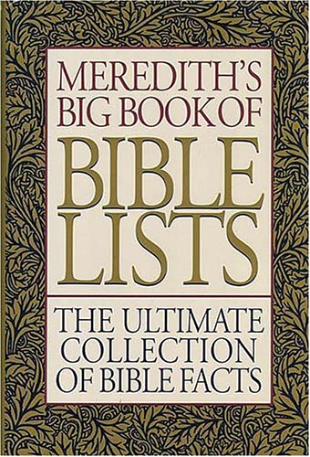 Meredith's Big Book of Bible Lists,Used