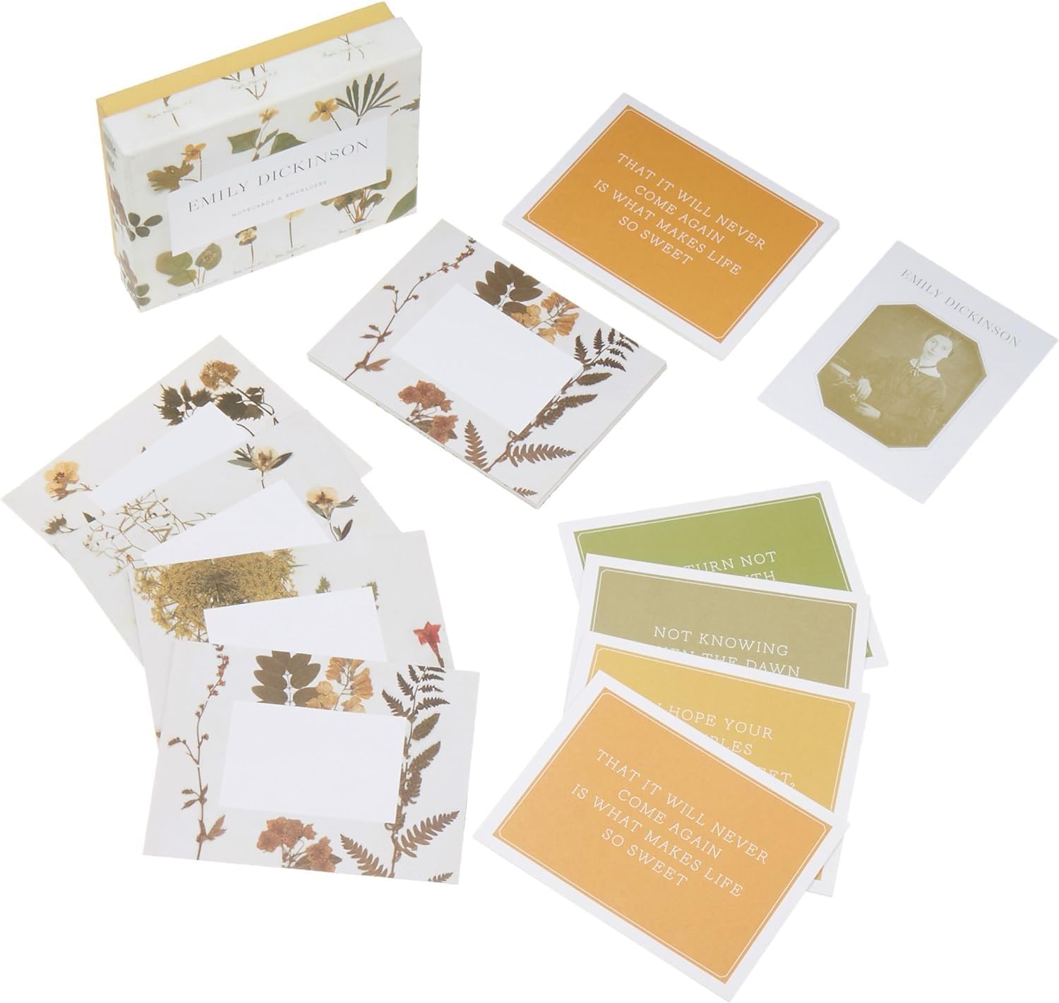 Emily Dickinson Notecards,Used