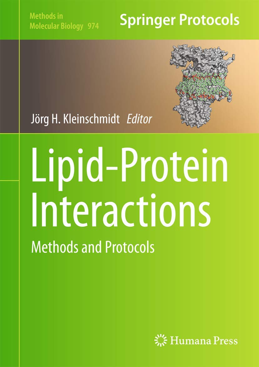 Lipidprotein Interactions: Methods And Protocols (Methods In Molecular Biology, 974),Used