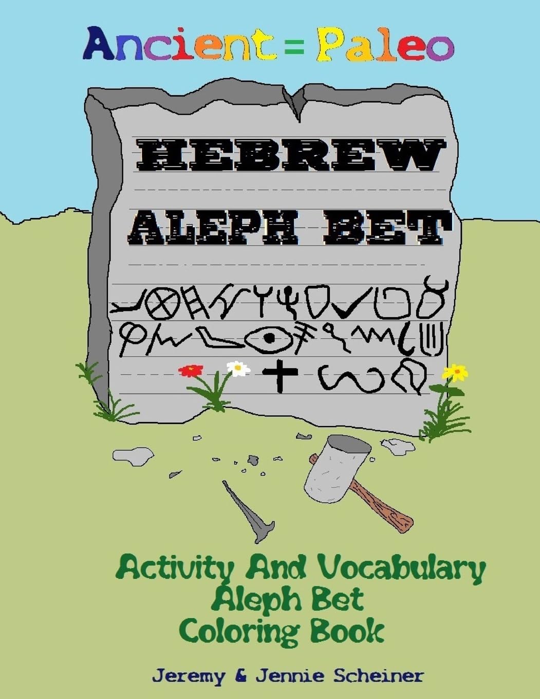 Ancient Paleo Hebrew Aleph Bet Coloring Book: Activity and Vocabulary Aleph Bet Coloring Book,Used