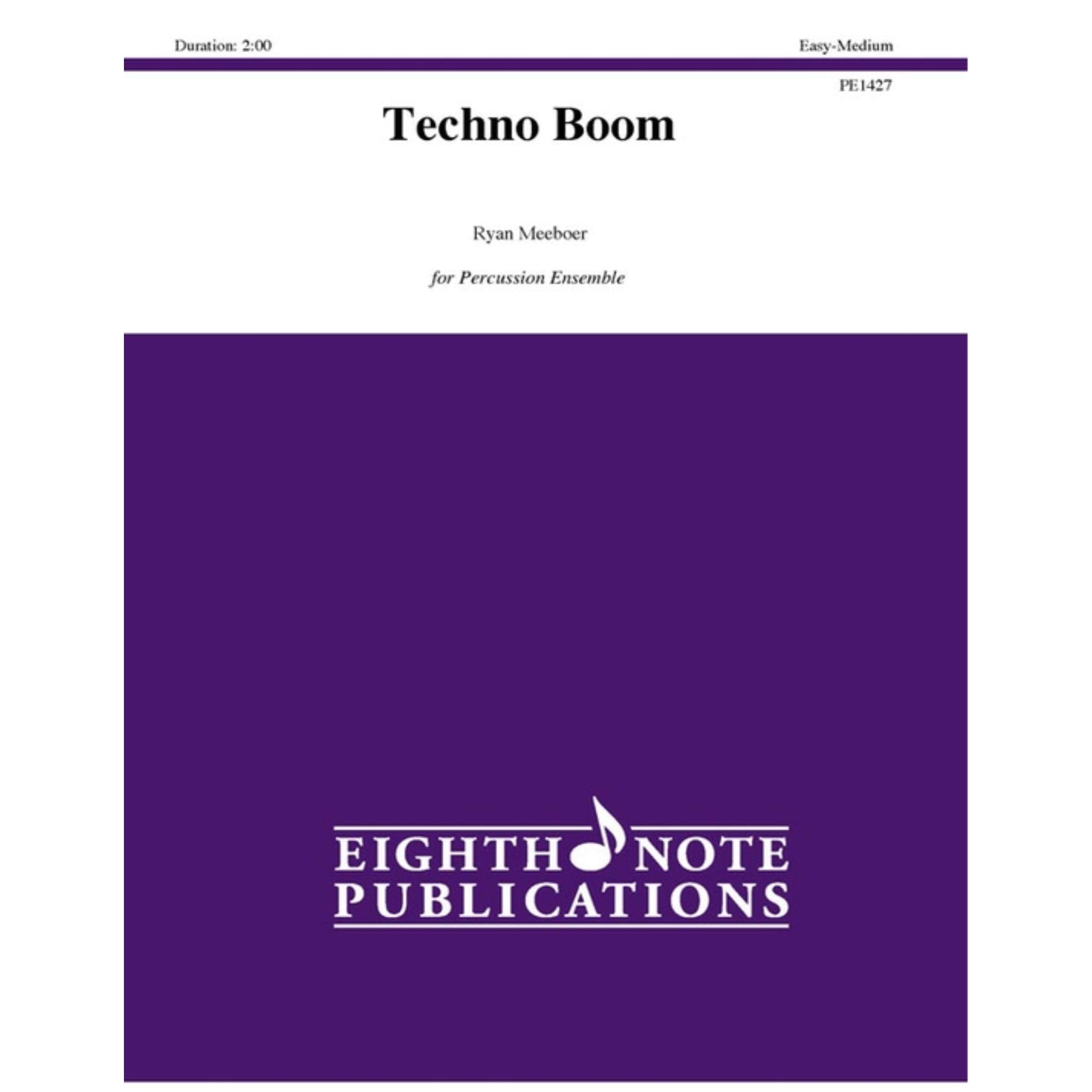 Techno Boom: For 5 Players, Score & Parts (Eighth Note Publications),Used