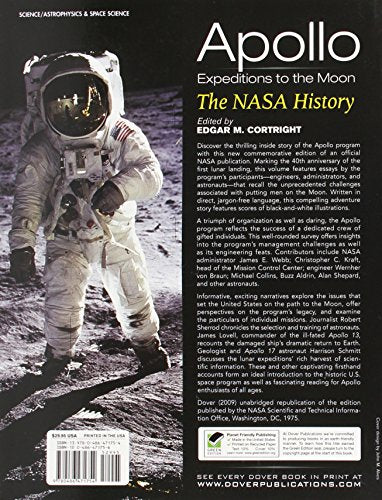 Apollo Expeditions to the Moon: The NASA History (Dover Books on Astronomy),Used