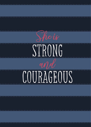 She Is Strong and Courageous: A 90Day Devotional,Used