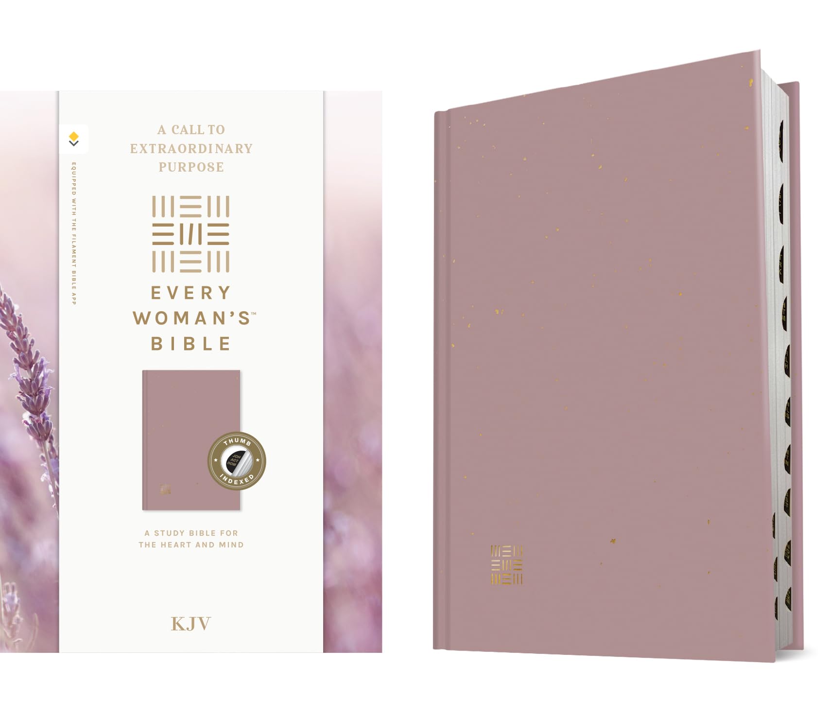 Kjv Every WomanS Bible, Filament Enabled (Hardcover, Plum, Indexed, Red Letter)