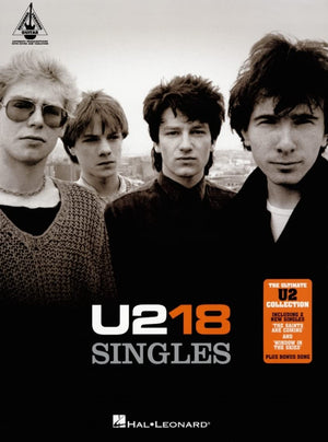 U2  18 Singles (Recorded Versions Guitar),Used