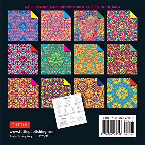 Origami Paper 500 Sheets Kaleidoscope Patterns 6' (15 Cm): Tuttle Origami Paper: Doublesided Origami Sheets Printed With 12 Dif,New