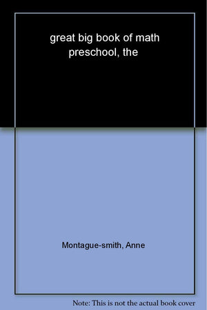 Great Big Book of Math: Preschool,Used