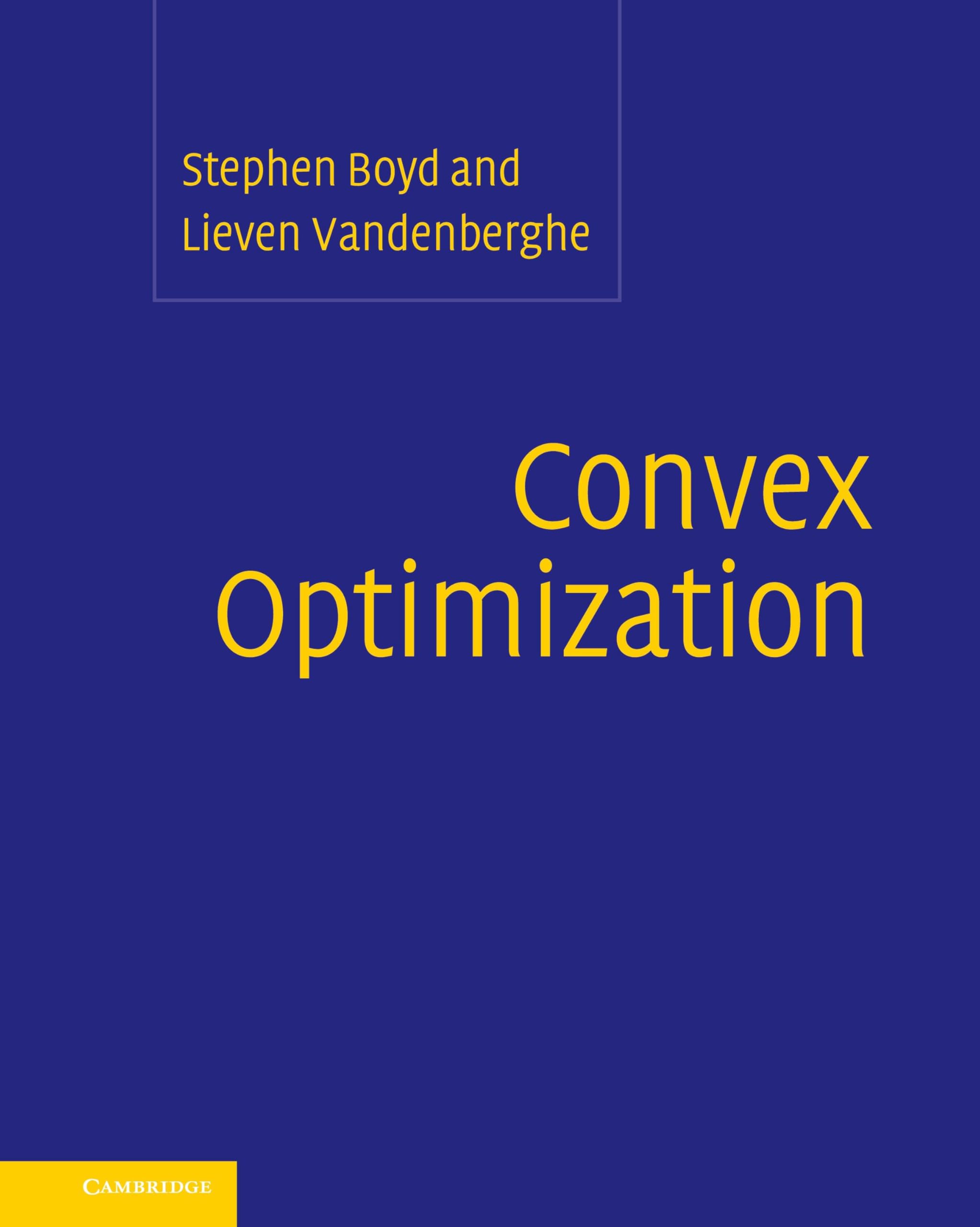 Convex Optimization,Used