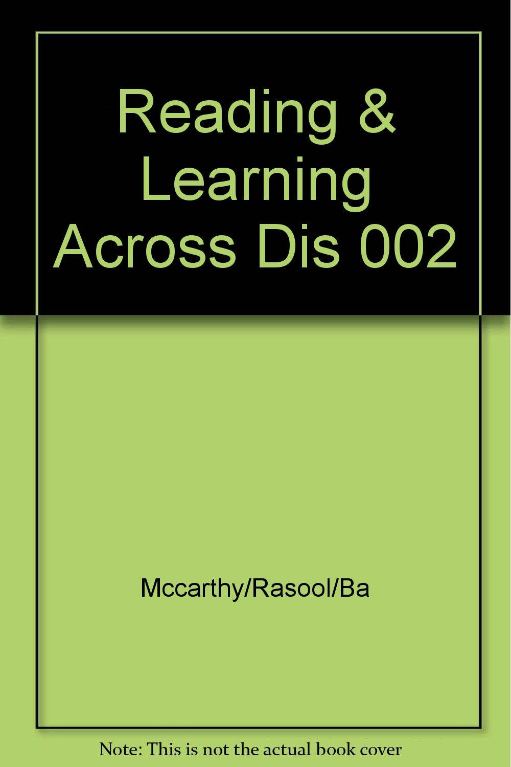 Reading and Learning Across the Disciplines,Used