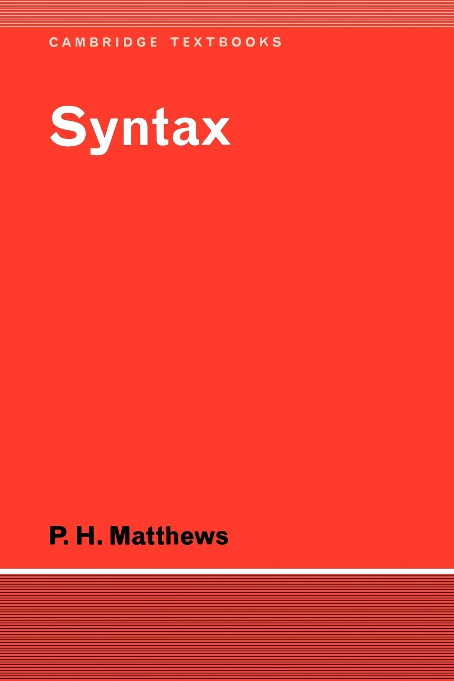 Syntax (Cambridge Textbooks in Linguistics),Used